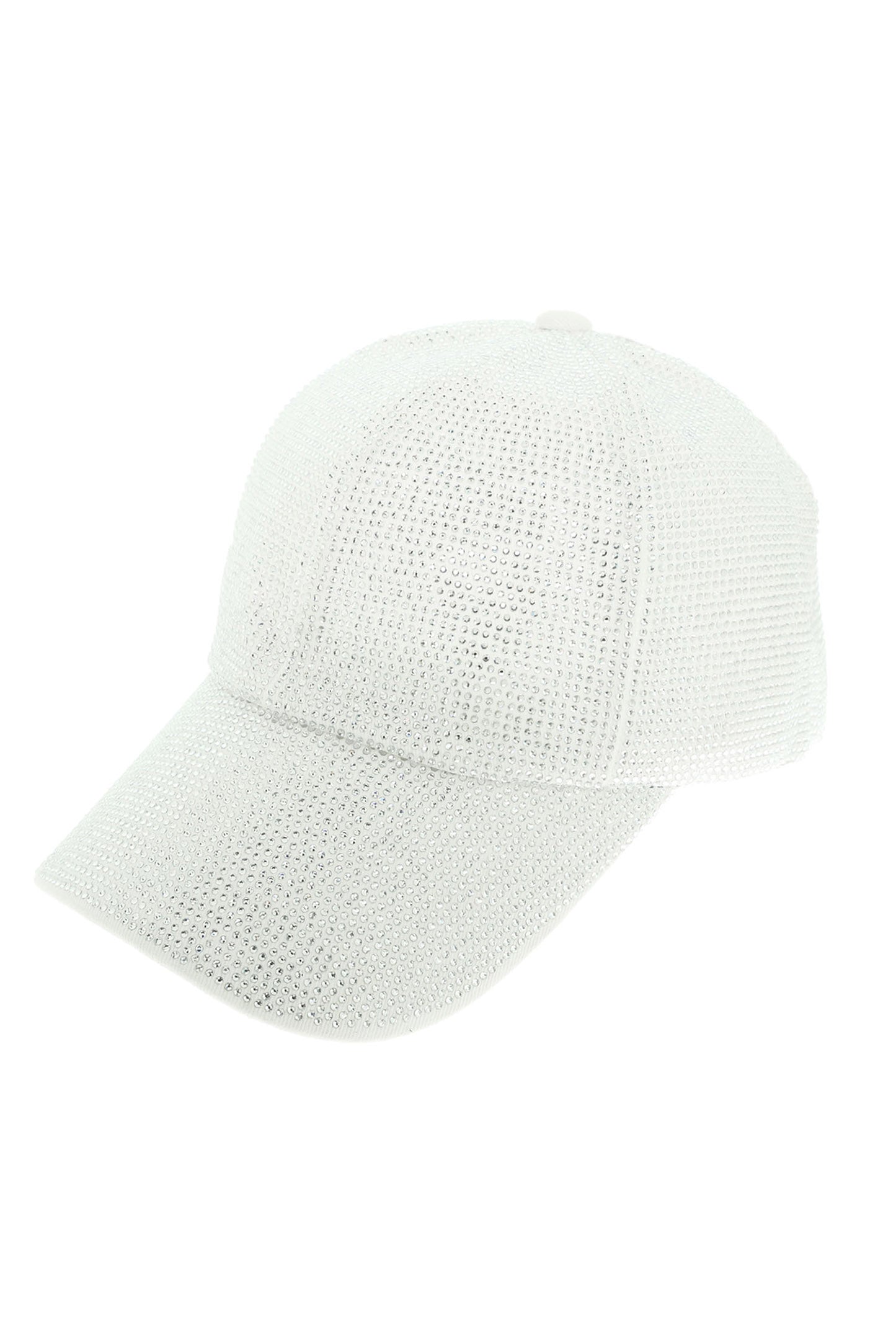 Olivia Rhinestone Studded Leopard Print Baseball Cap