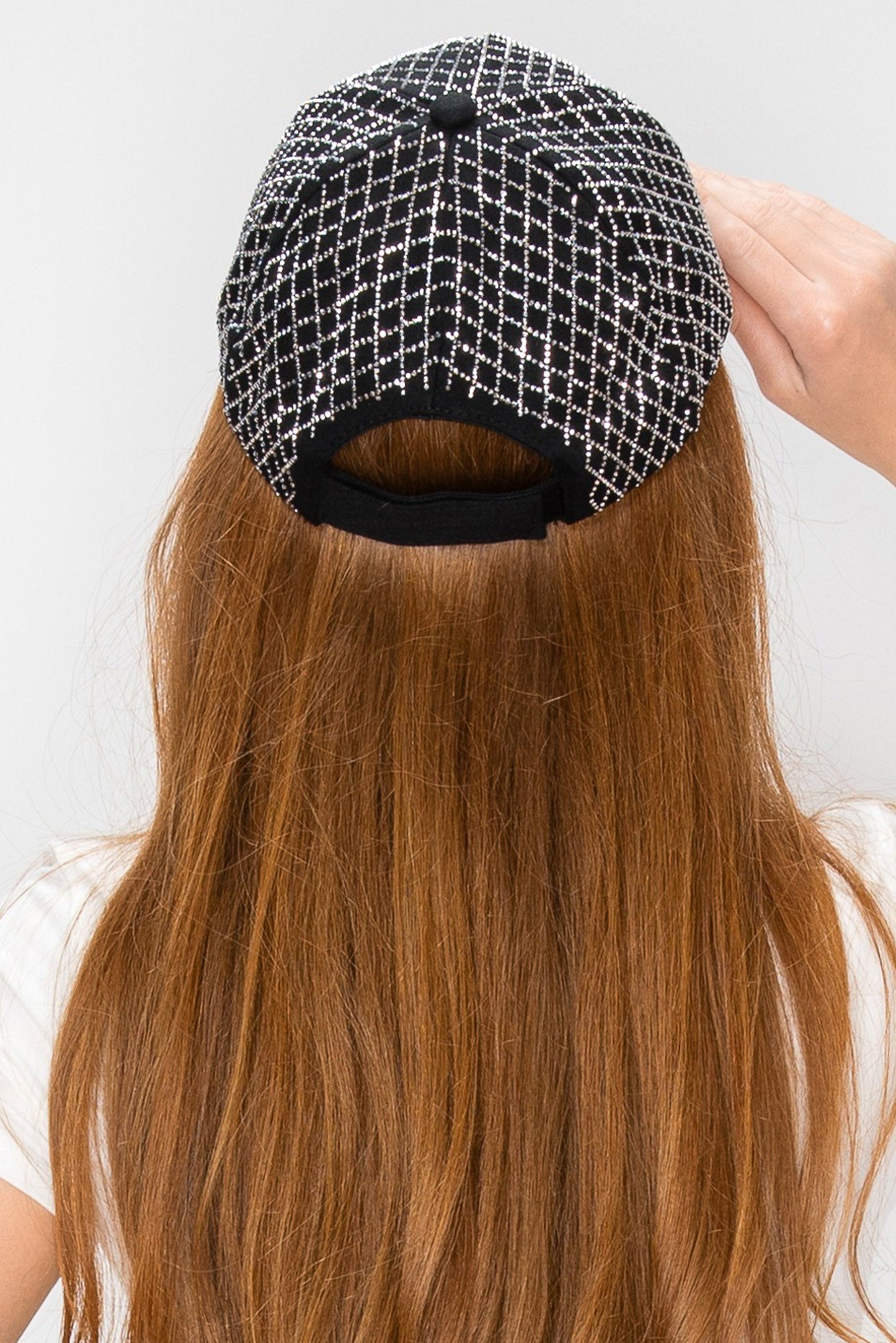 Rosemary Rhinestone Diamond Shape Cap