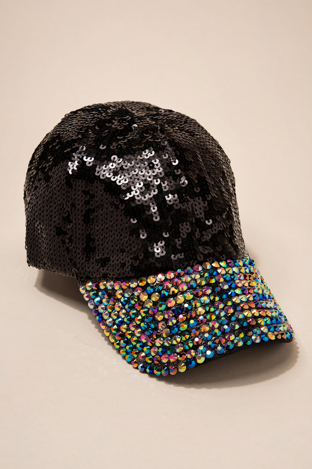Gloria Sequin and Rhinestone Cap – Sophia Collection display picture 2