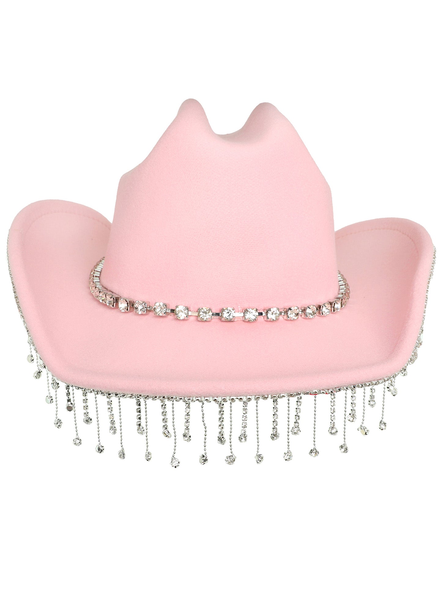 Jessica Western Rhinestone Embellished Felt Cowboy Hat