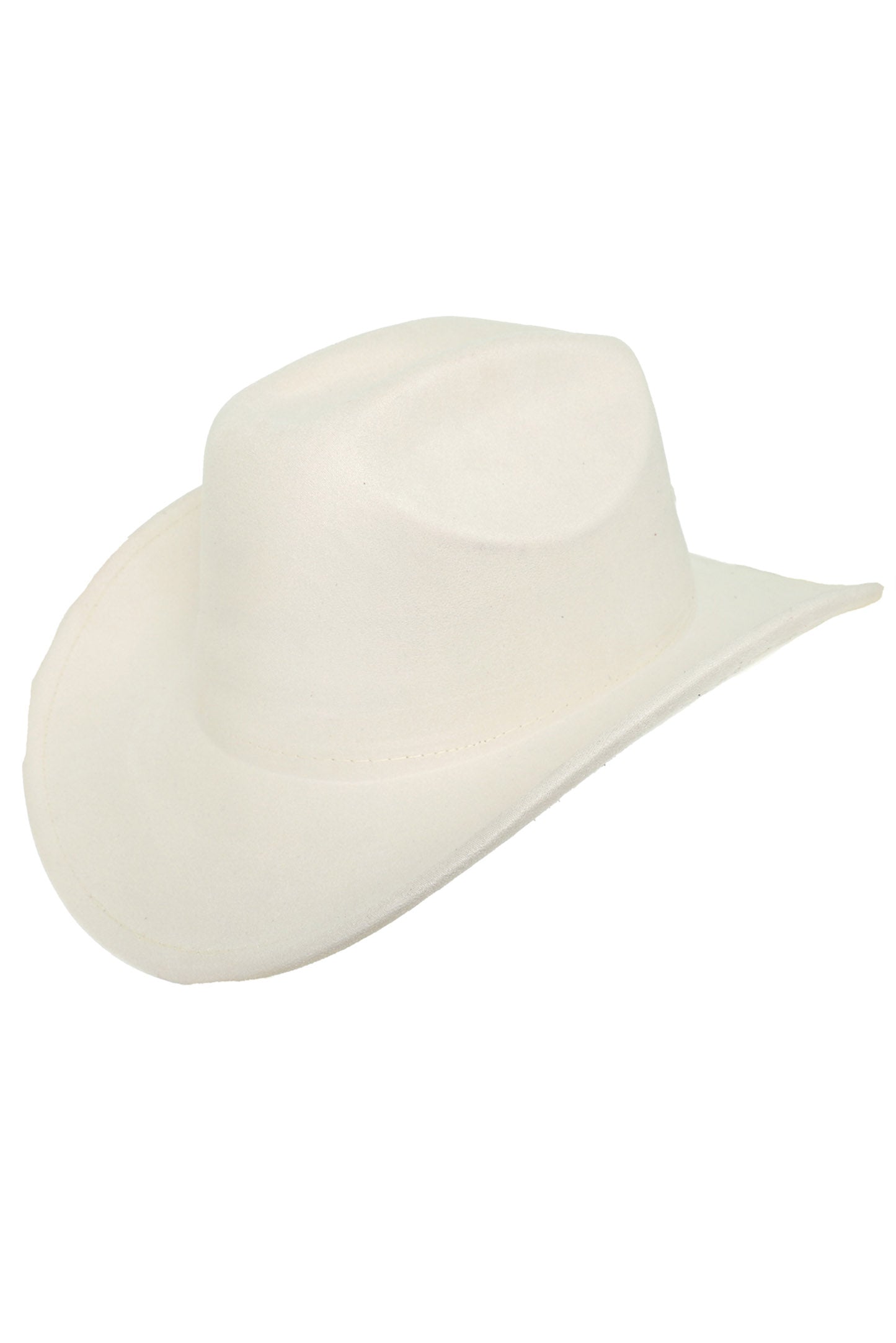 Sophie Fashion Western Panel Stitched Felt Cowboy Hat