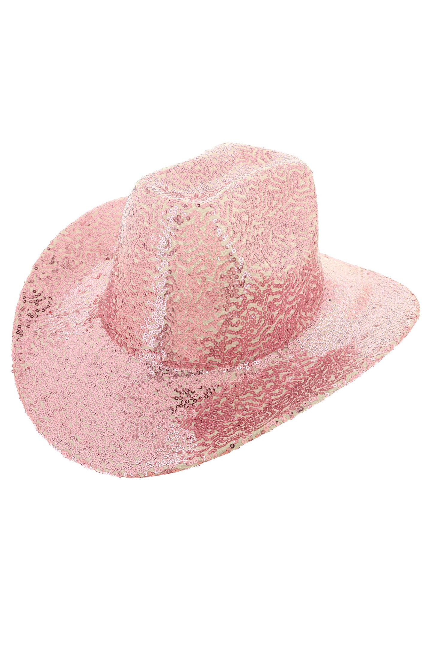 Paisley Western Cattleman Styled Sequin Cowboy Hat