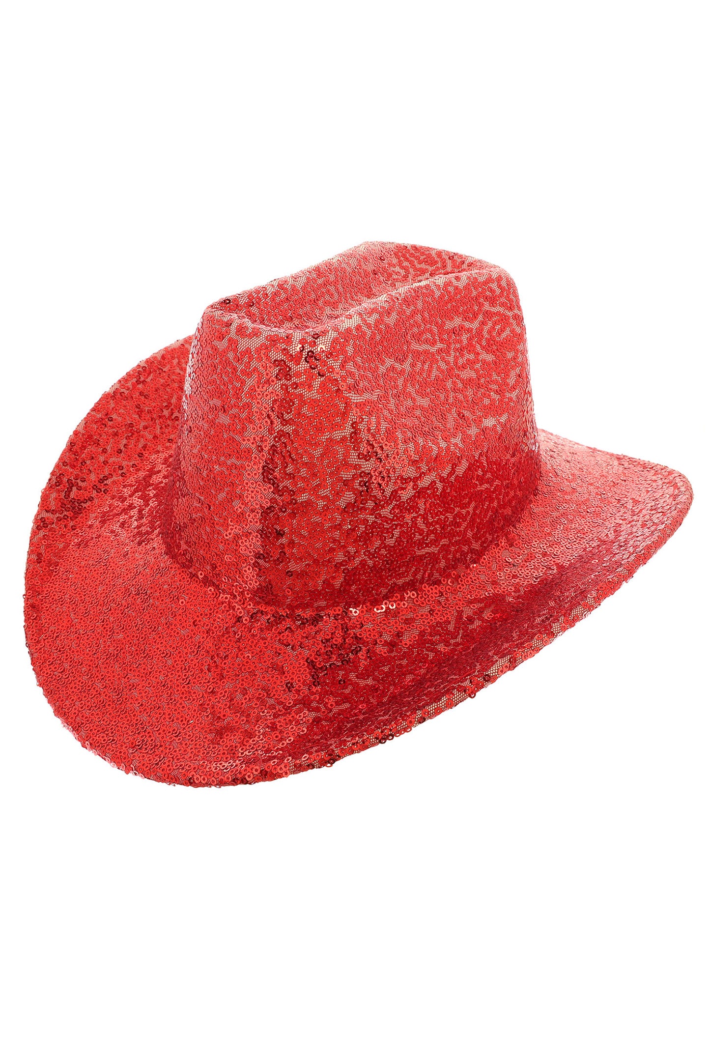 Paisley Western Cattleman Styled Sequin Cowboy Hat