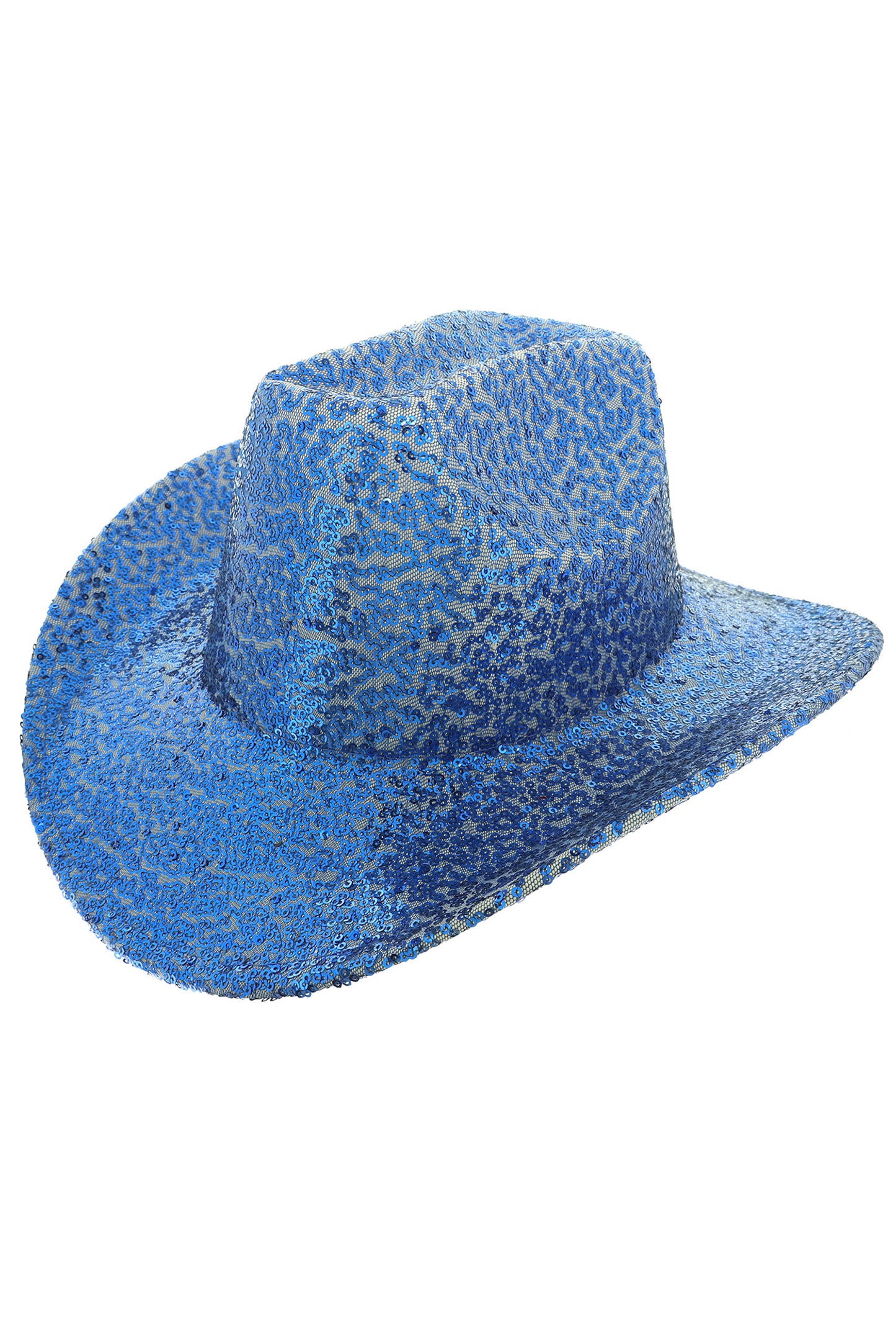 Paisley Western Cattleman Styled Sequin Cowboy Hat