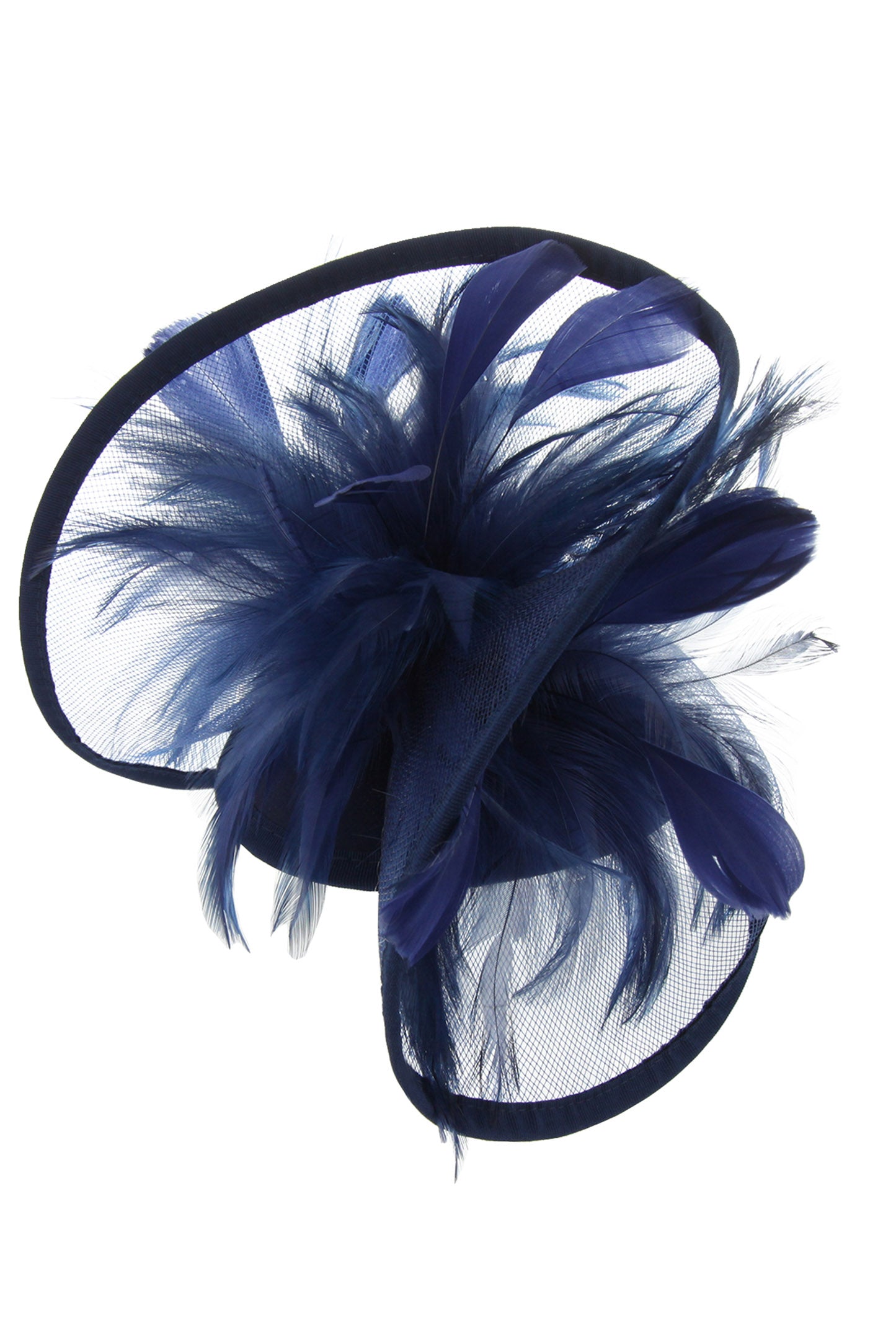 Sage Mesh Feather Clip & Headband