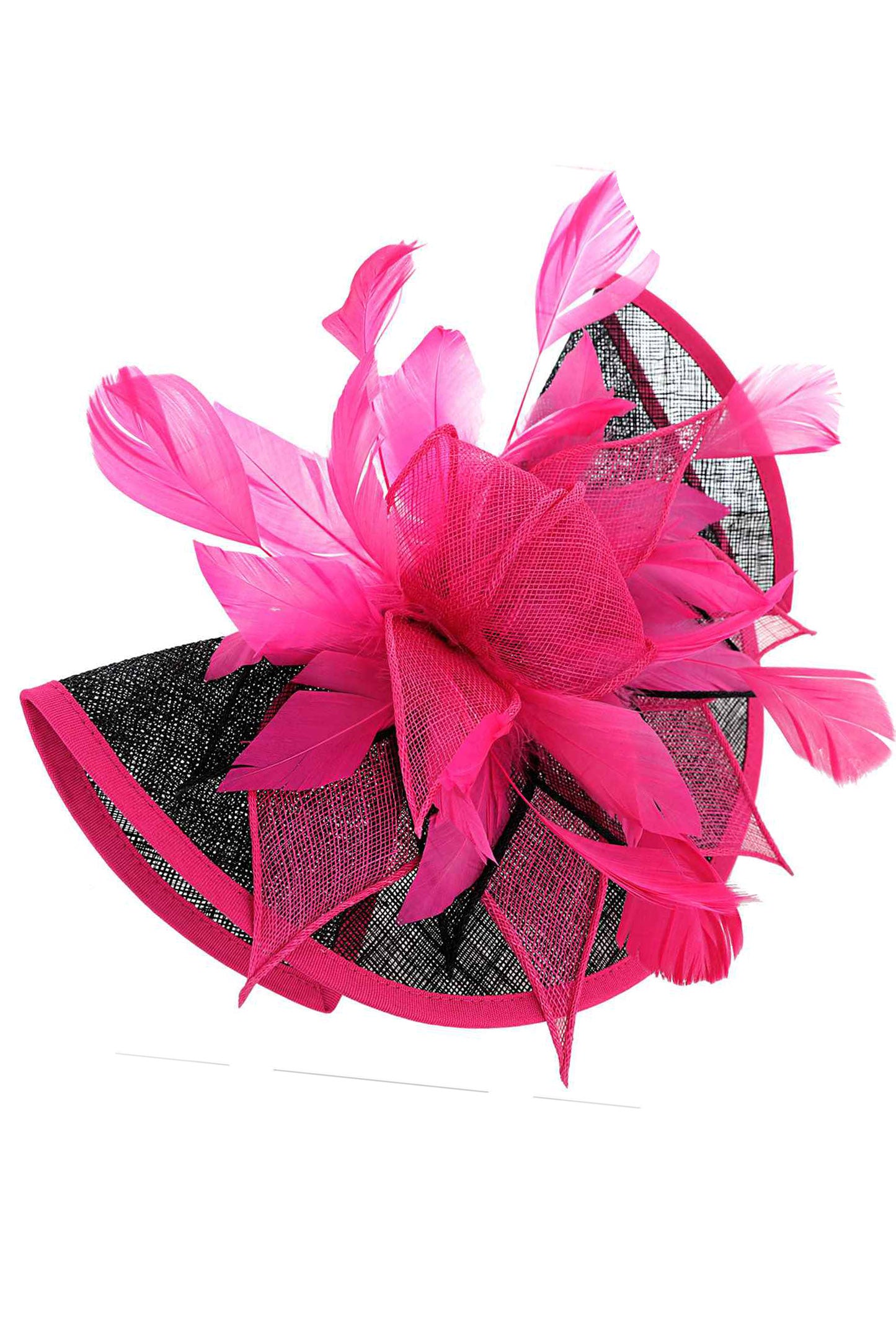 Sylvia Two Tone Folded Fascinator with Headband and Clip