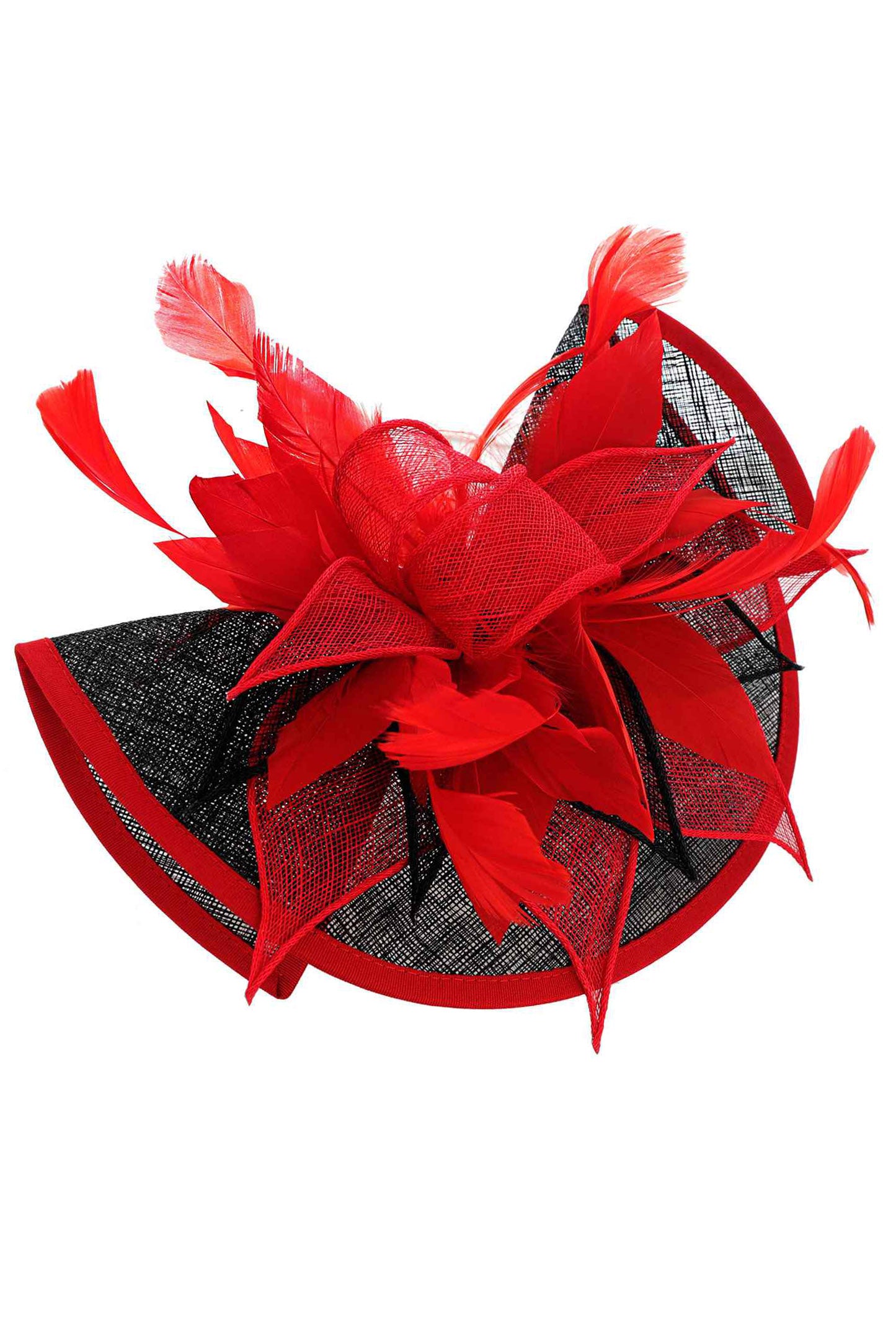 Sylvia Two Tone Folded Fascinator with Headband and Clip