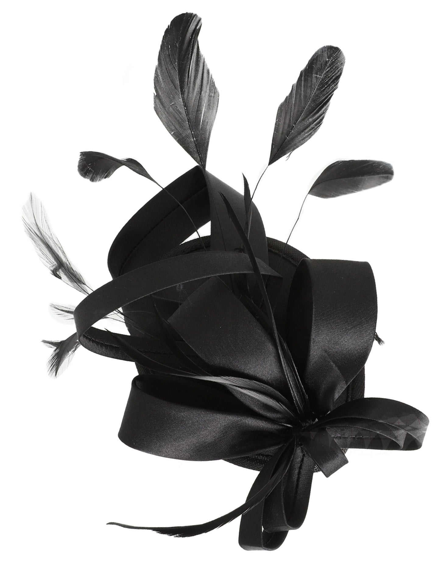 Tania Feather Loopy Bow Disc Fascinator