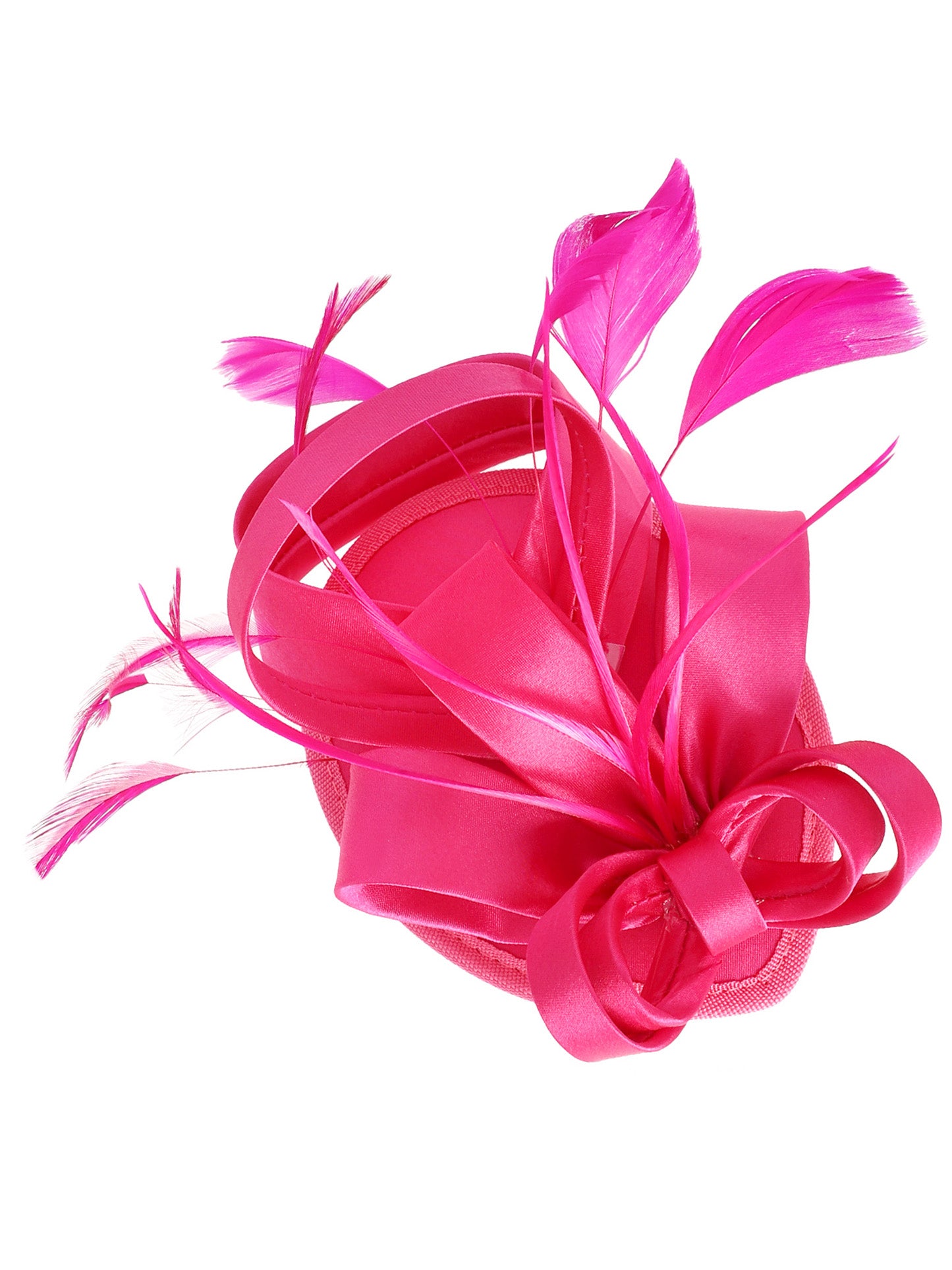 Tania Feather Loopy Bow Disc Fascinator