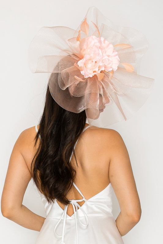 Rose Fashion Fascinator Flower with Hair Clip