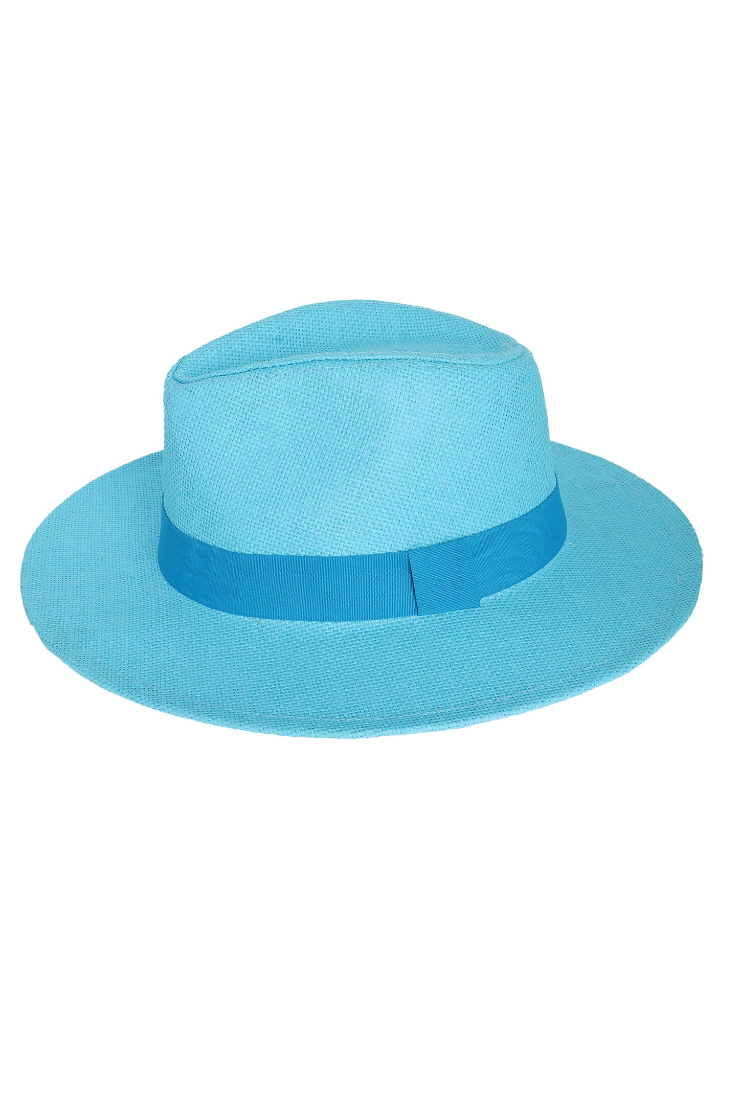 Vera Paper Braid Wide Brim Belted Hat