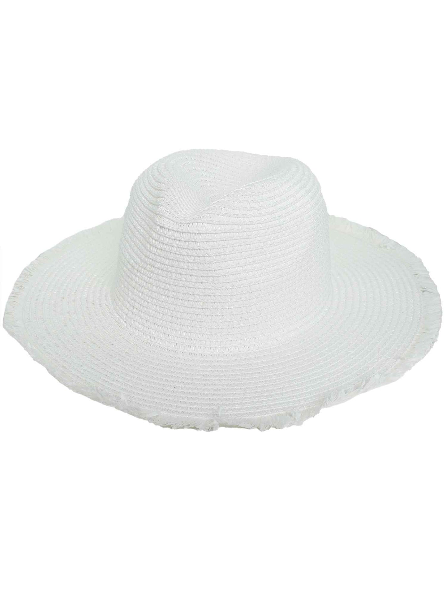 Sienna Western Wide Brim Pattered Woven Cowboy Hat