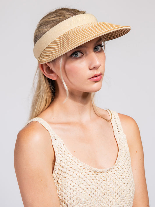 Jade Fashion Straw Woven Sun Visor Hat