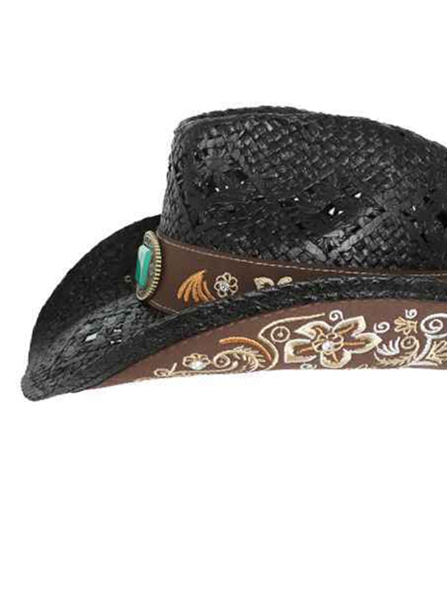 Sadie Western Floral Paper Cowboy Hat