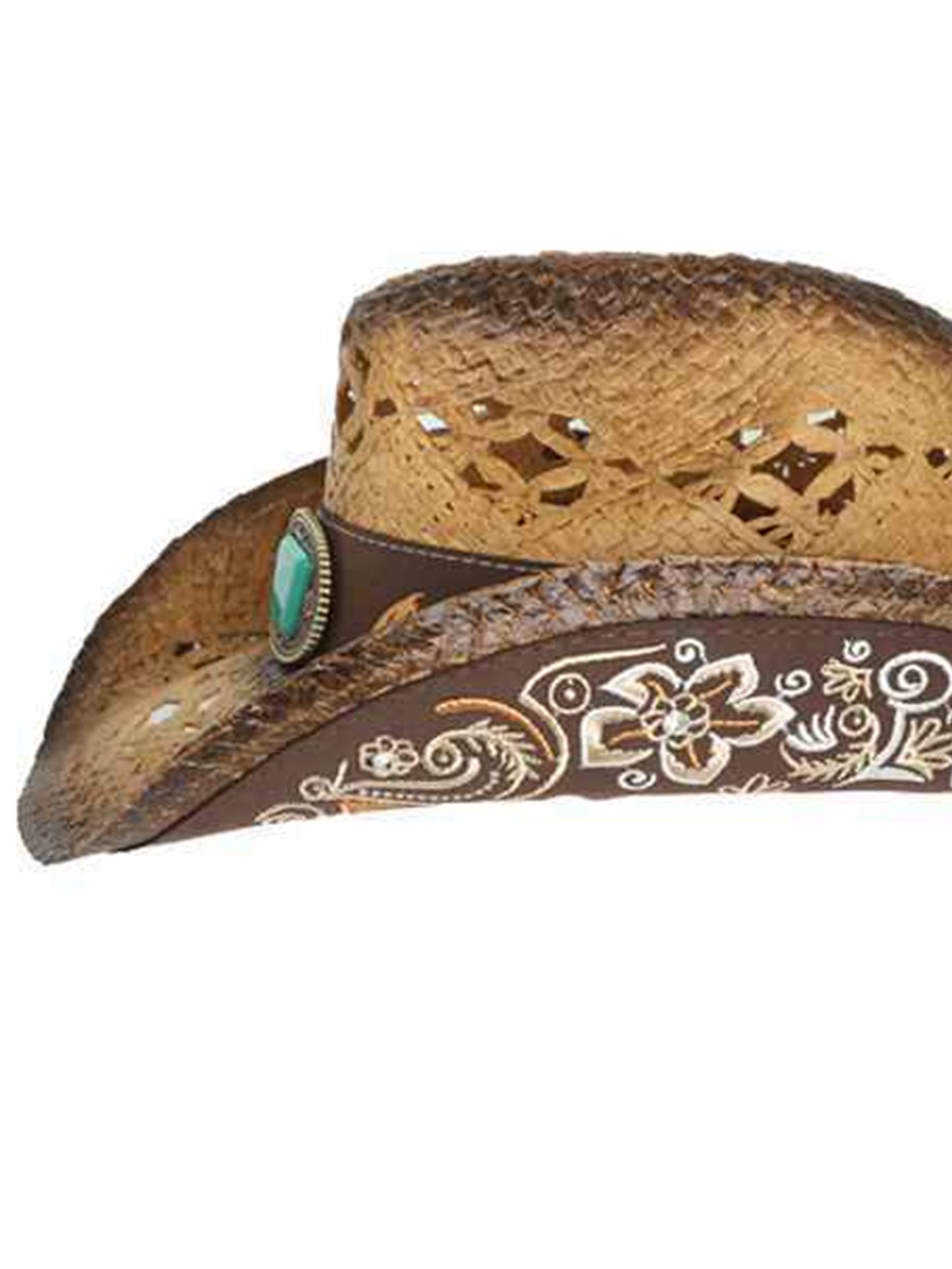 Sadie Western Floral Paper Cowboy Hat