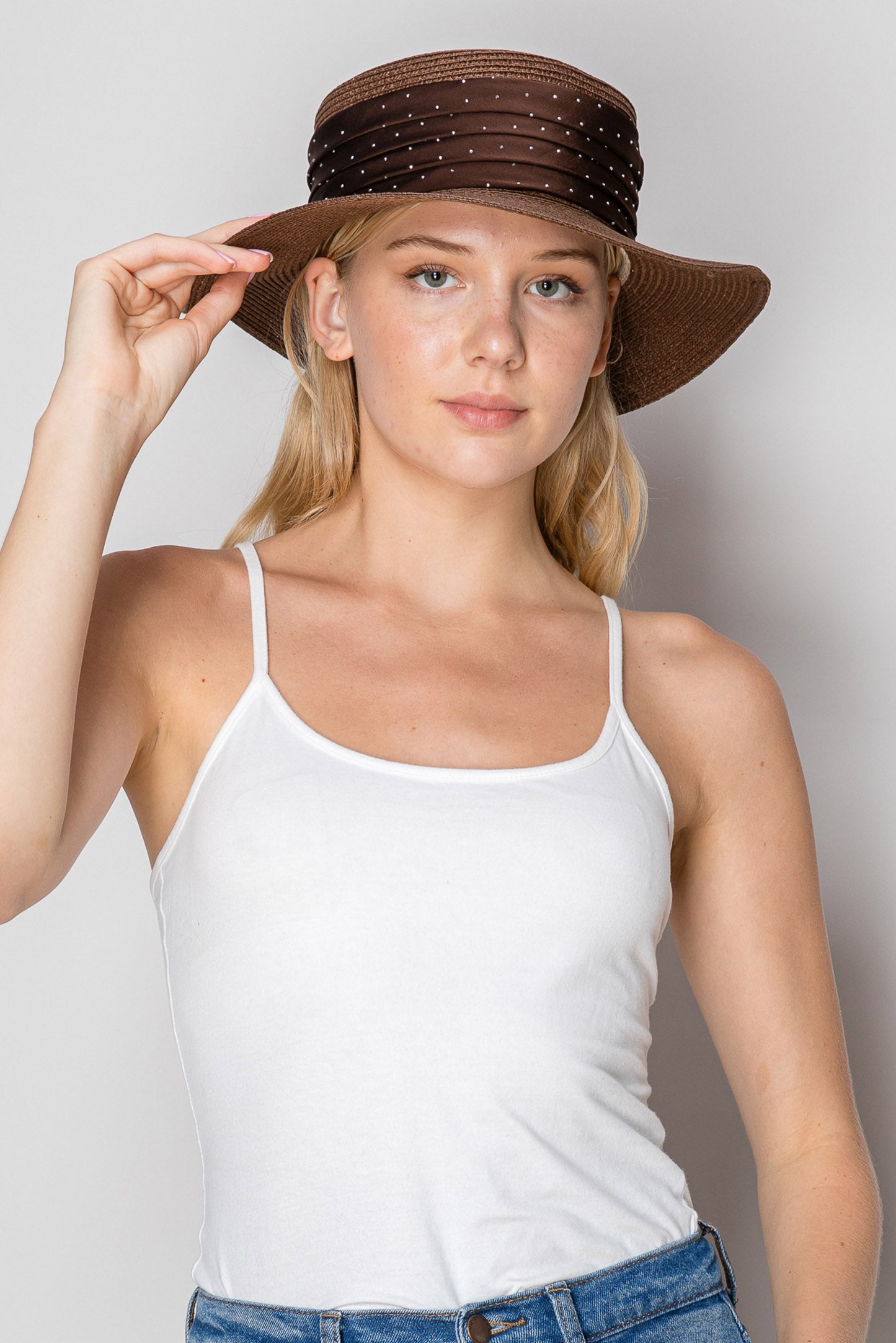 Sydney Western Wide Brim Straw Woven Sun Hat