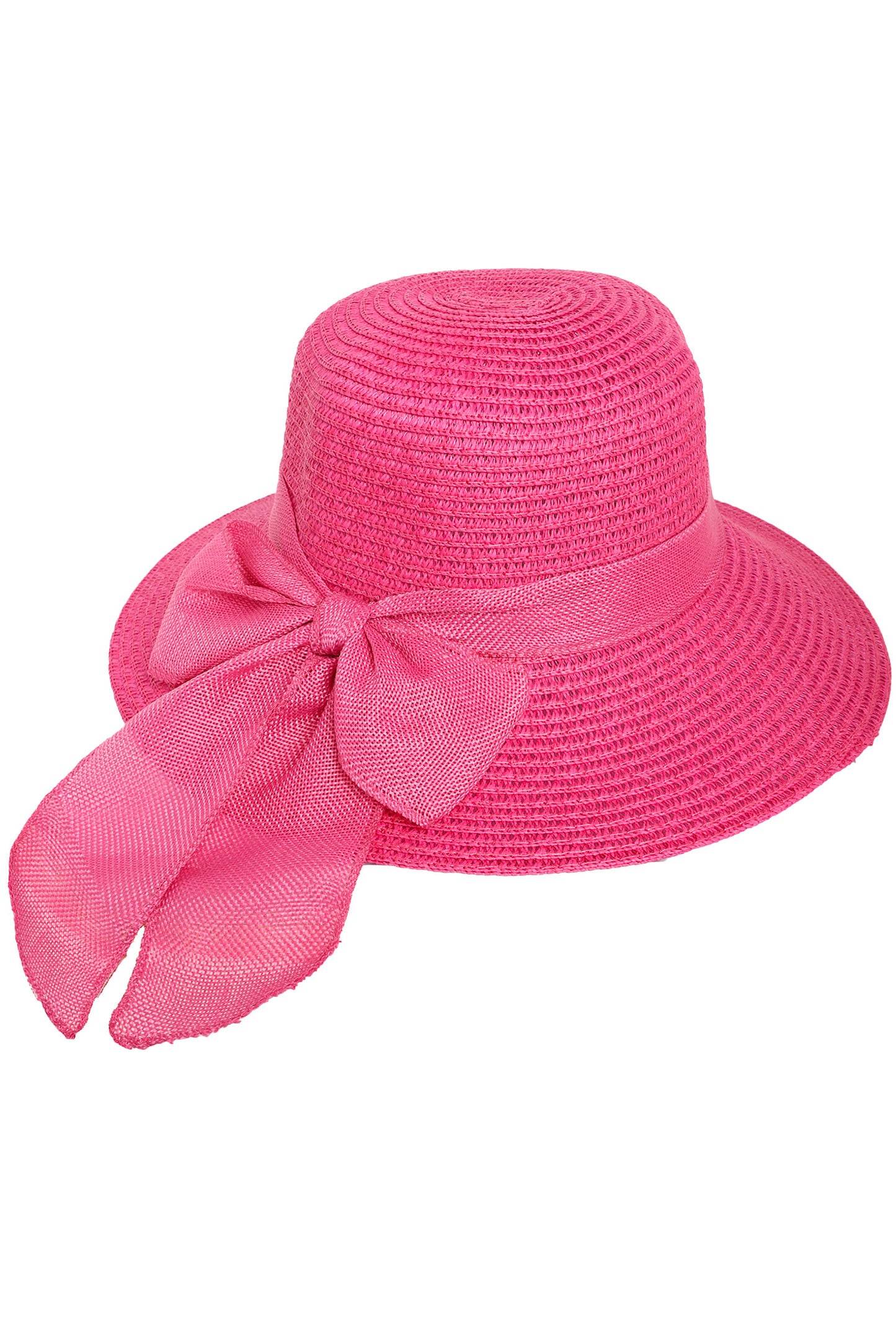 Laura Fashion Wide  Down Brim Straw Woven Sun Hat
