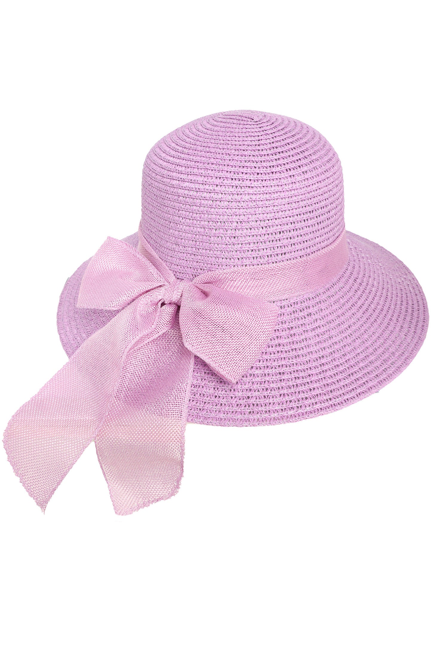 Laura Fashion Wide  Down Brim Straw Woven Sun Hat