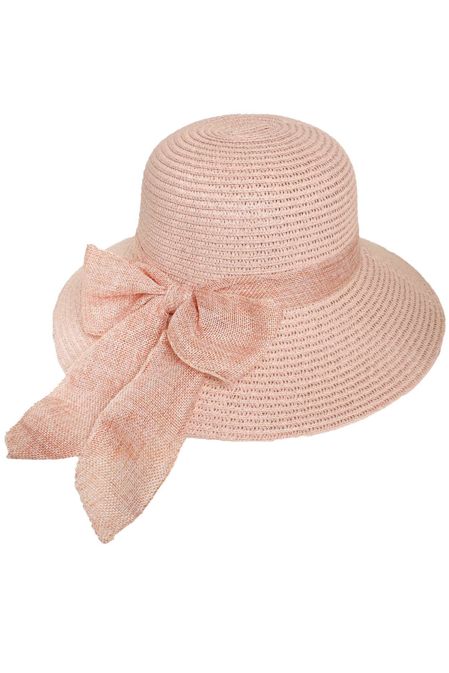 Laura Fashion Wide  Down Brim Straw Woven Sun Hat