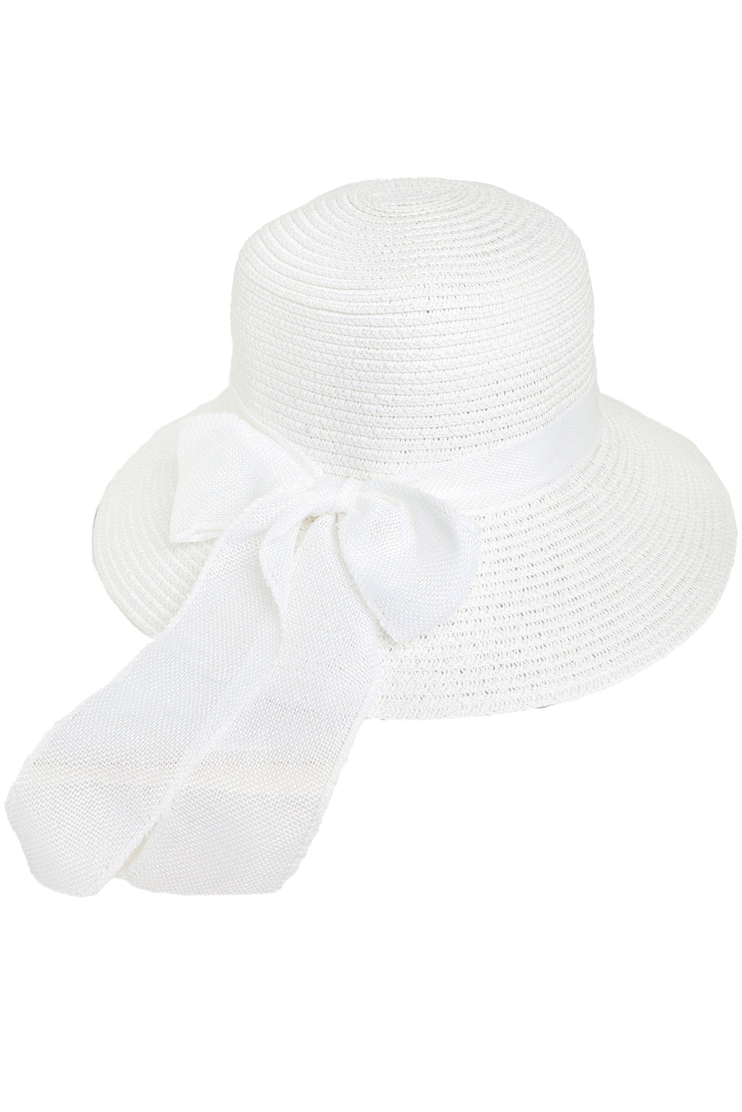 Laura Fashion Wide  Down Brim Straw Woven Sun Hat