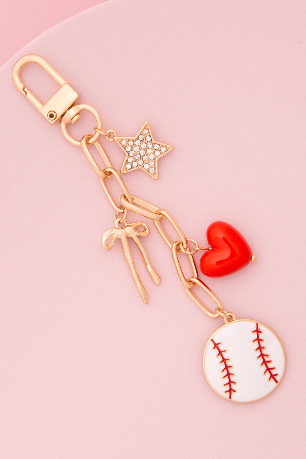 Esther Sports Theme Bag Charm Keychain