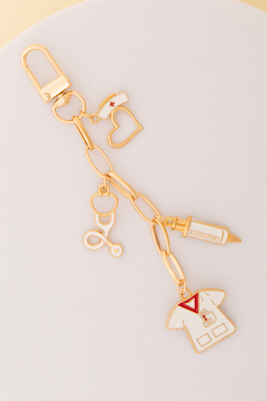 Juliet Nurse Theme Bag Charm Keychain