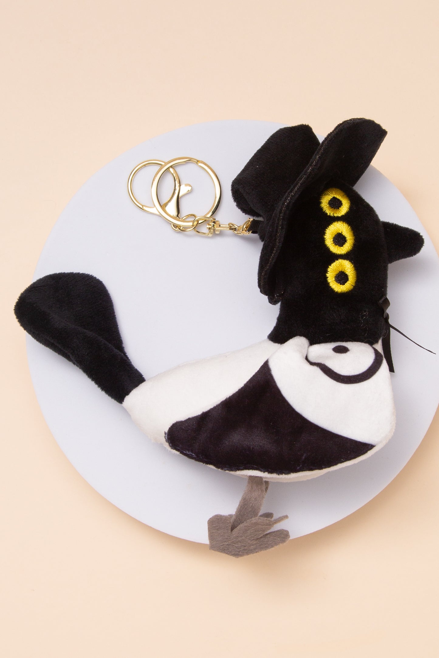 Marie Character-Inspired Anime Bird Plush Bag Charm Keychain