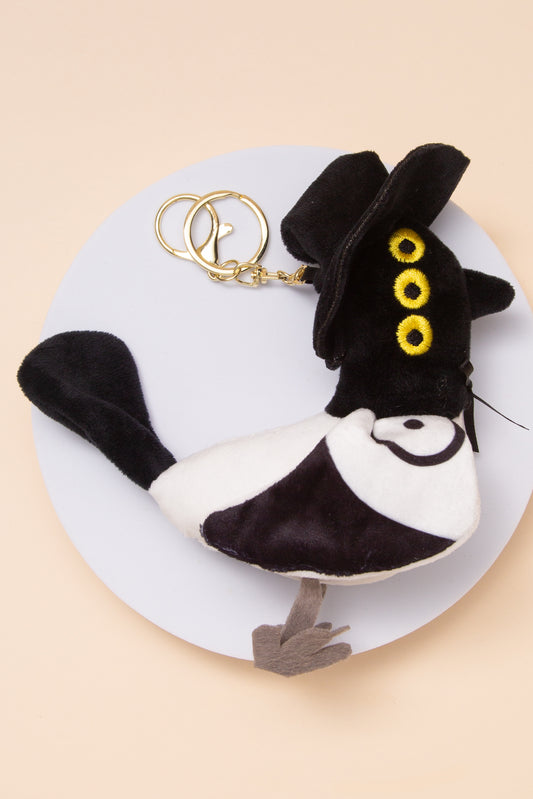 Marie Character-Inspired Anime Bird Plush Bag Charm Keychain