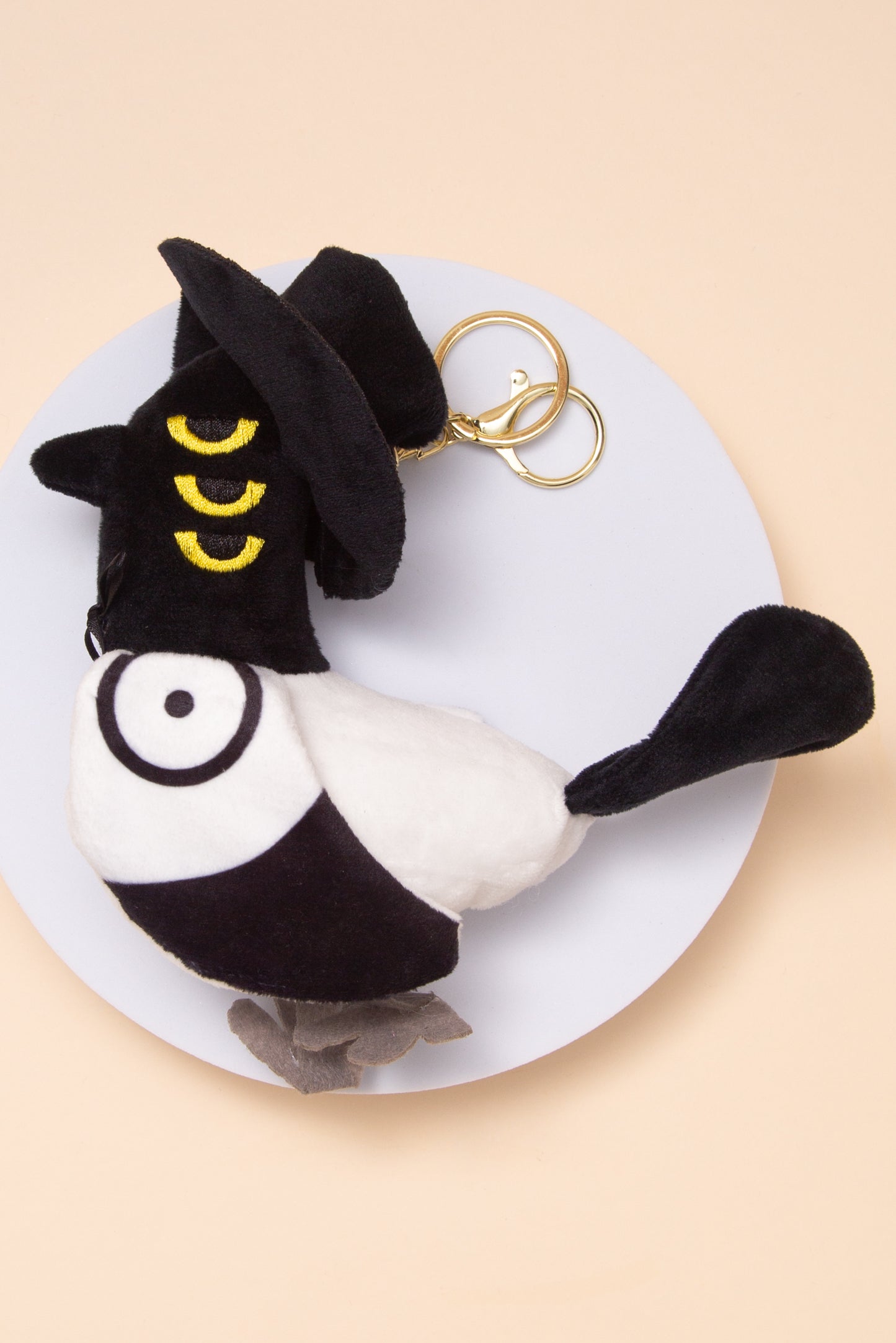 Marie Character-Inspired Anime Bird Plush Bag Charm Keychain