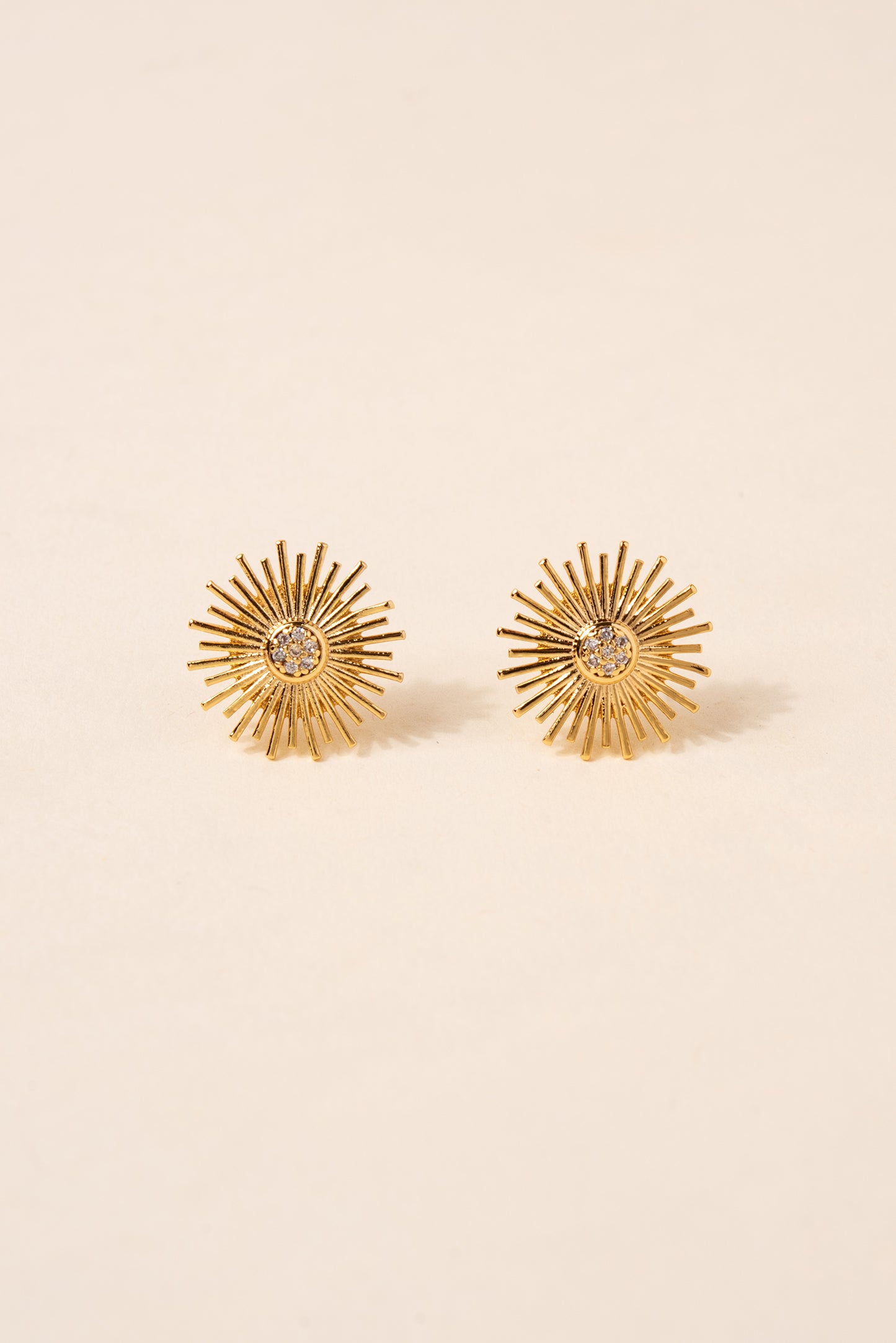 Sunburst Stud Earrings