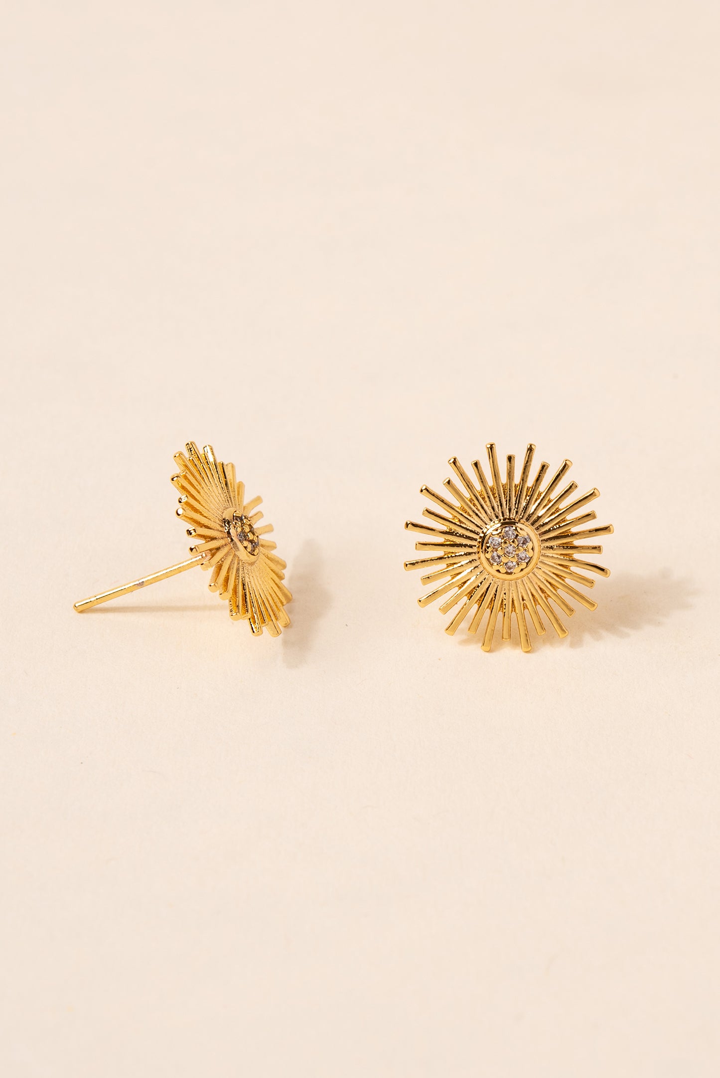 Sunburst Stud Earrings