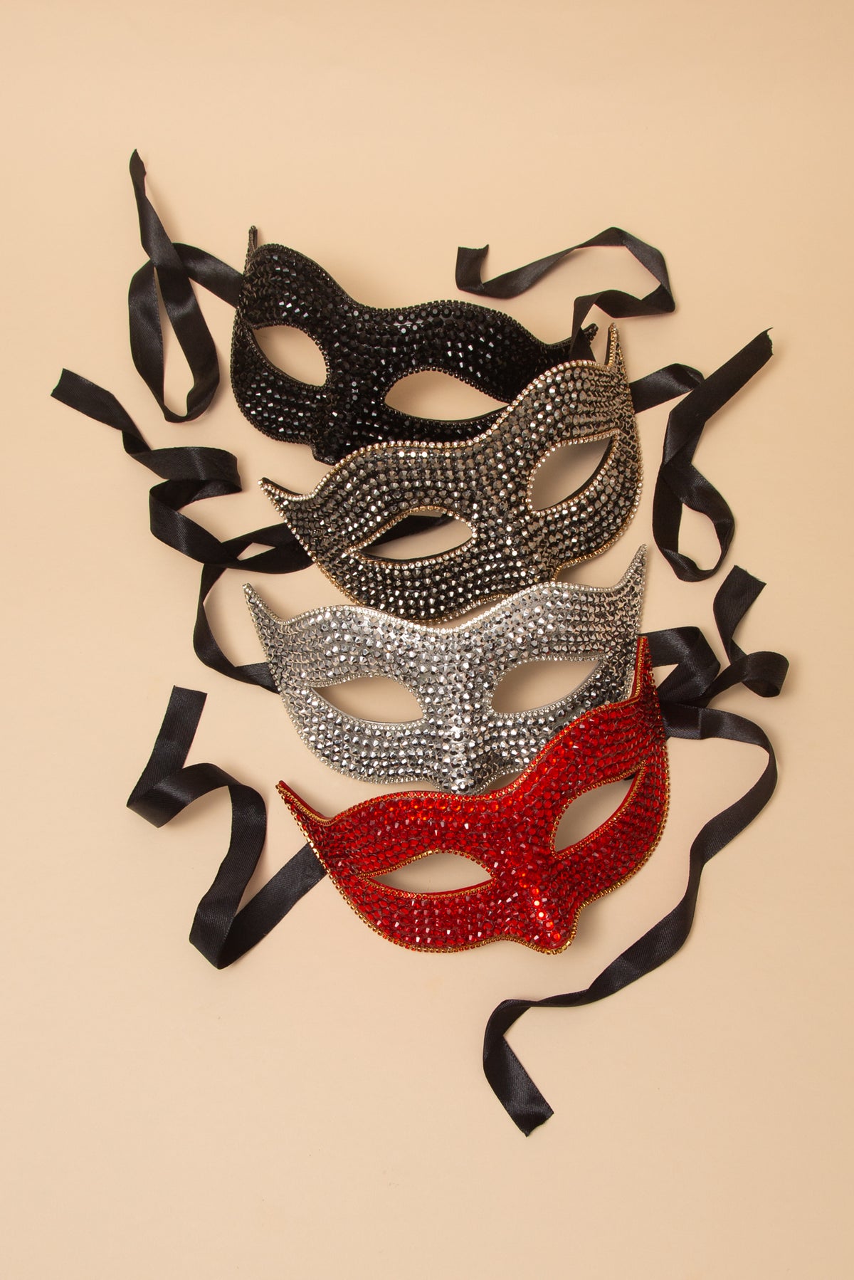 Eva Rhinestone Fashion Mask