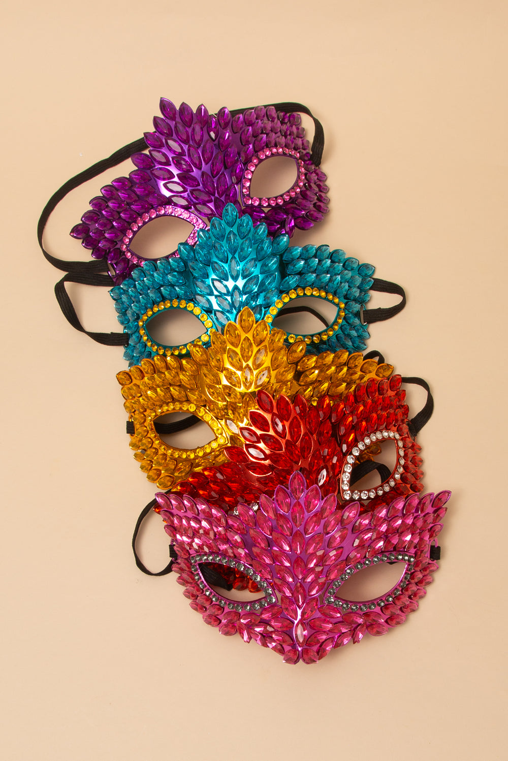 Lucy Crystal Rhinestone Mask