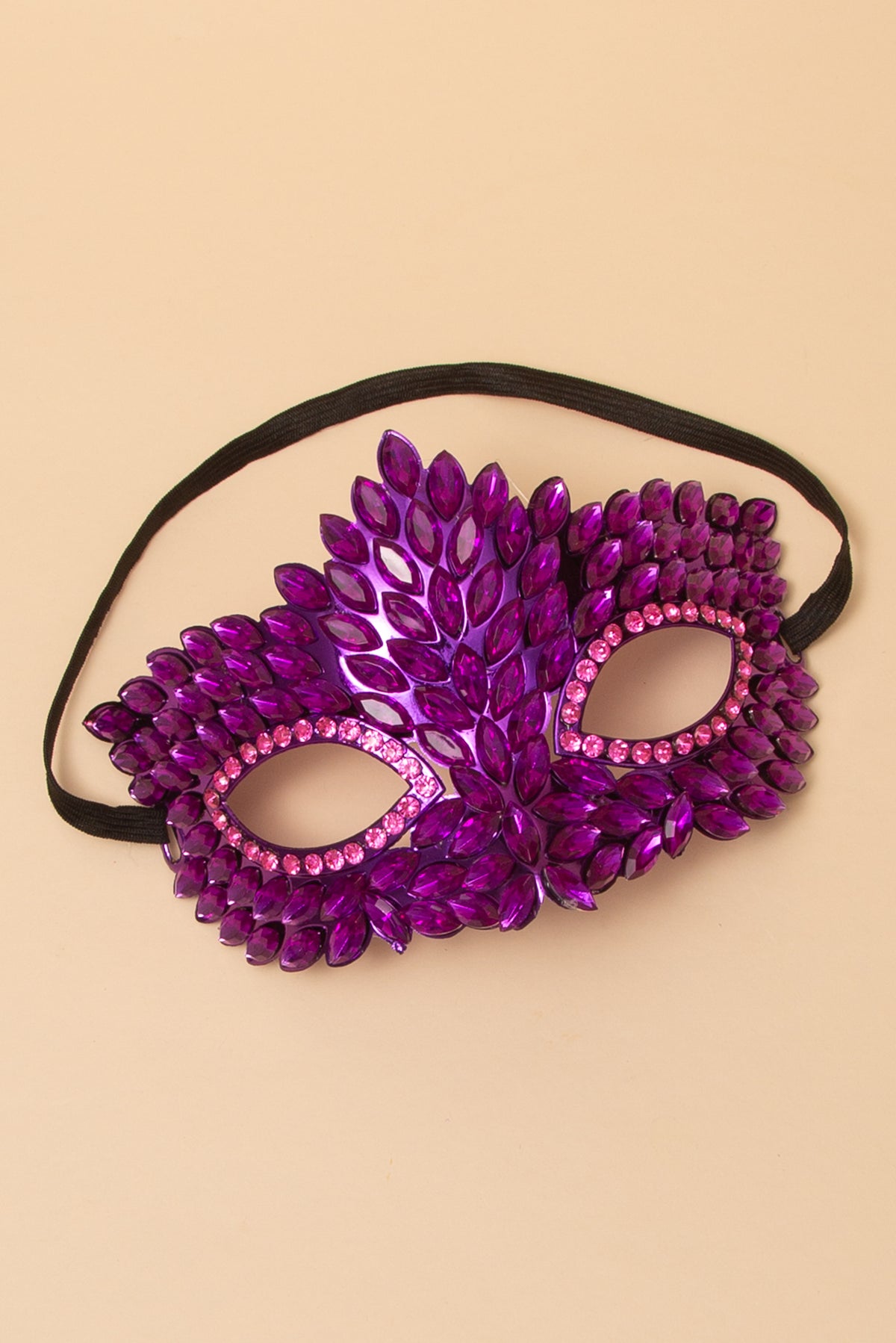 Lucy Crystal Rhinestone Mask