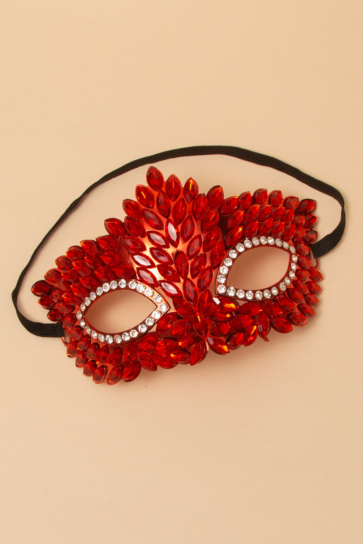 Lucy Crystal Rhinestone Mask