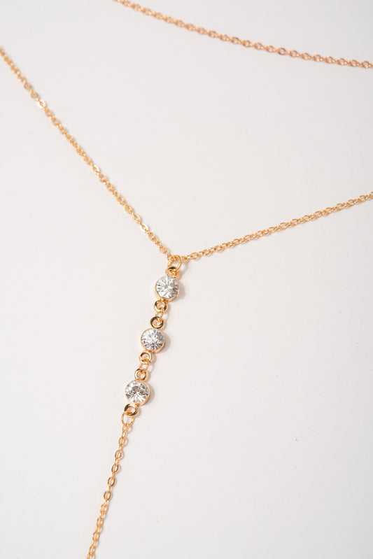 Ivy Lariat Chain Necklace Set