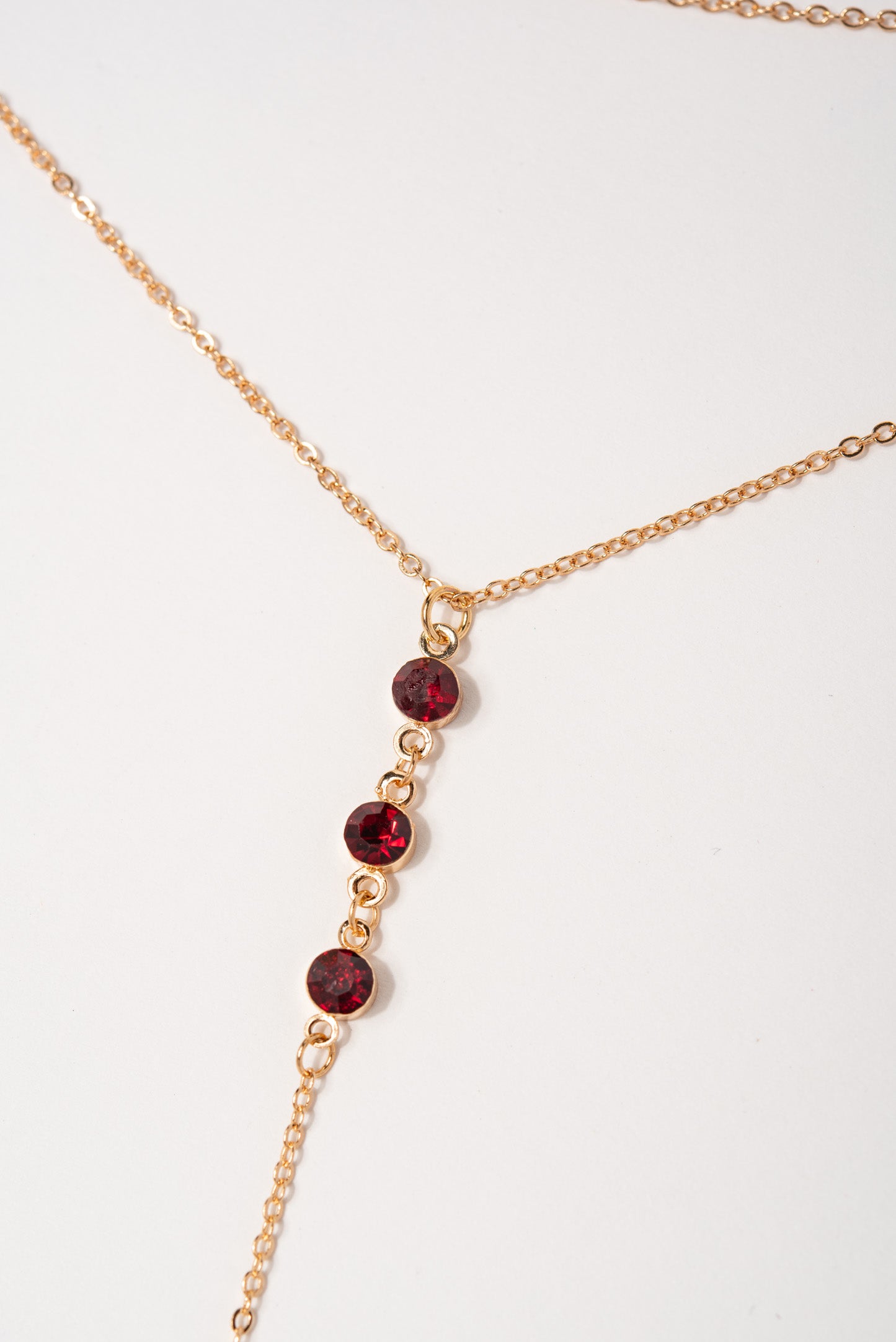 Ivy Lariat Chain Necklace Set