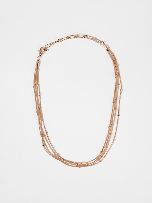 Katherine Multi Strand Cord Necklace