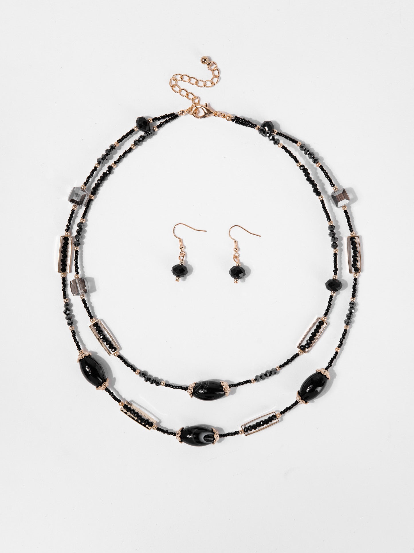 June Beaded Stone Necklace Set