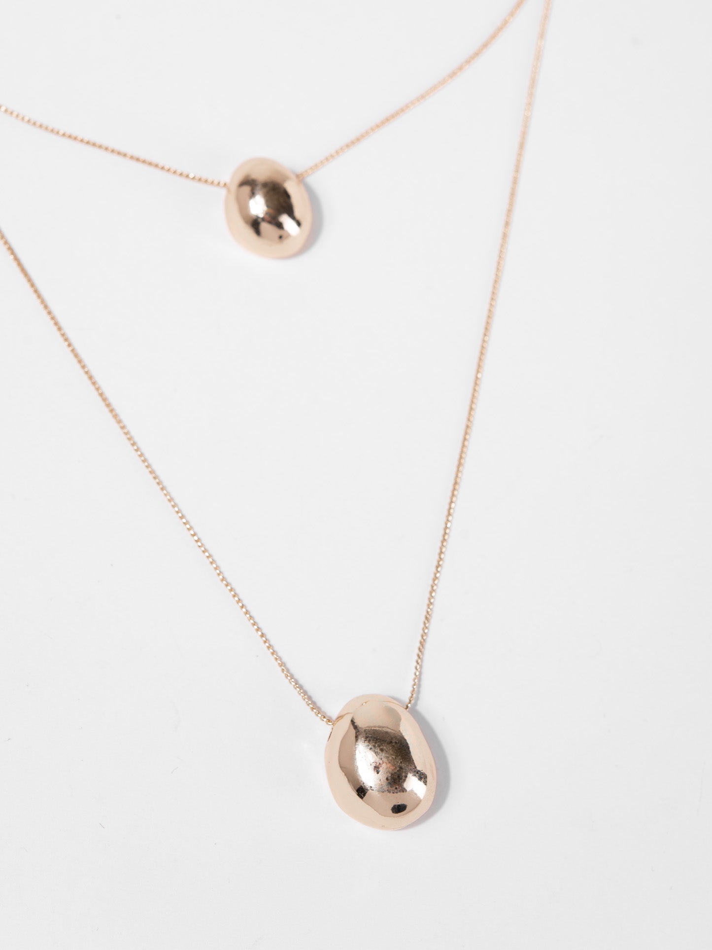 Kaylee 2 Layer Raindrop Pendant Necklace