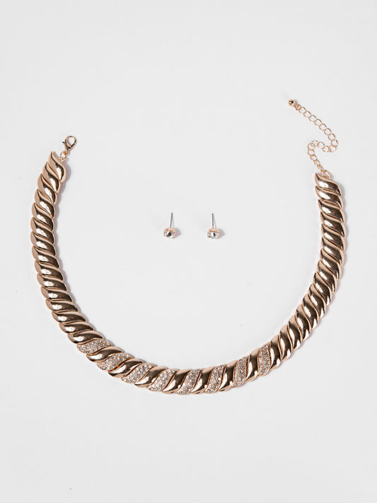 Kaia Choker Stone Casting Necklace
