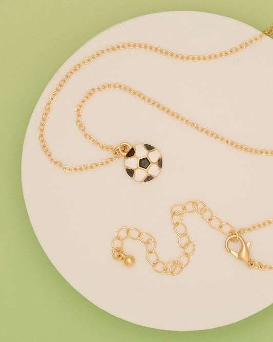 Bethany Gameday Enamel Basketball, Football, and Soccer Necklace | Soccer