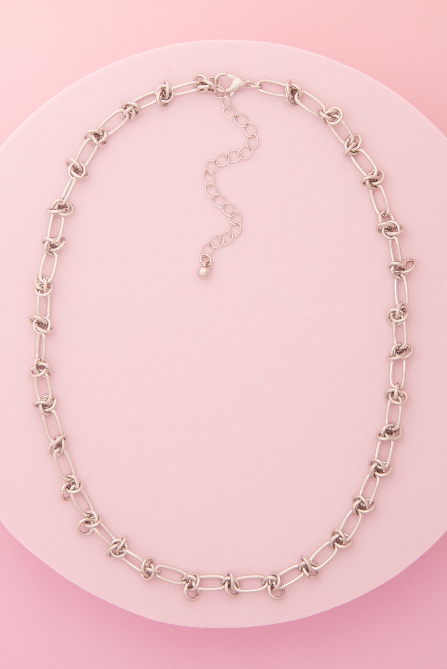 Jane Borromean Knot Link Chain Necklace