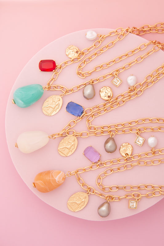 Joyce Mystic Dreams Multi-Strand Charm Necklace