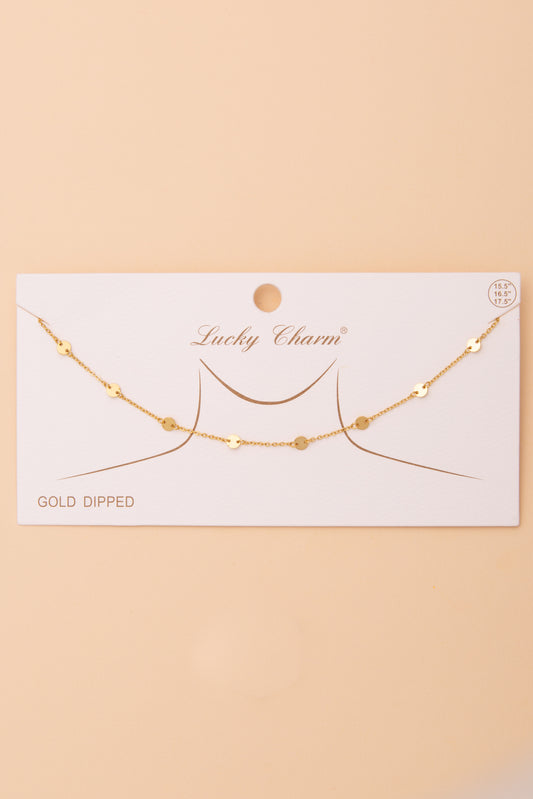 Harper Polished Chain Link Necklace | Gold