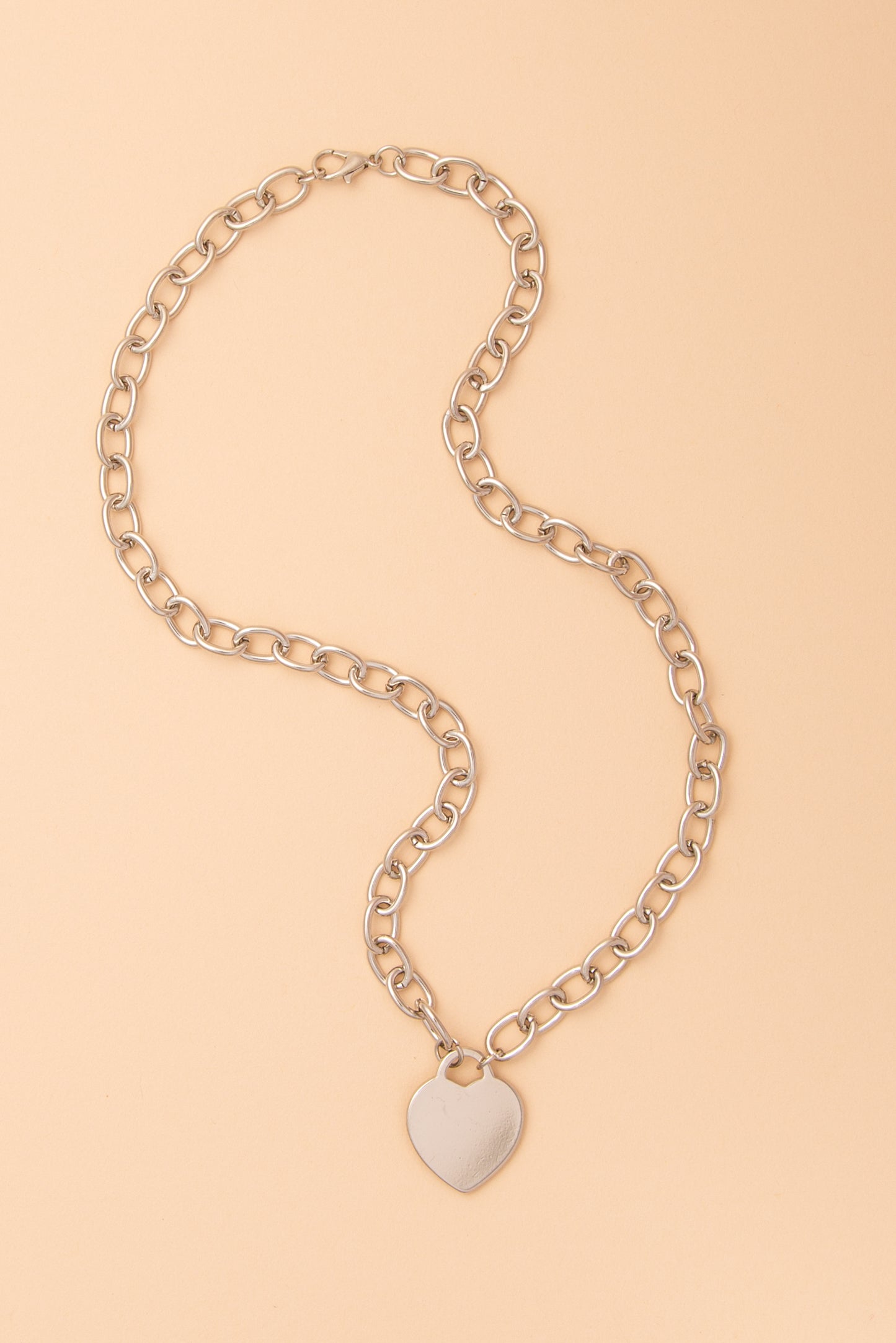 Audrey Heart Tag Pendant Necklace