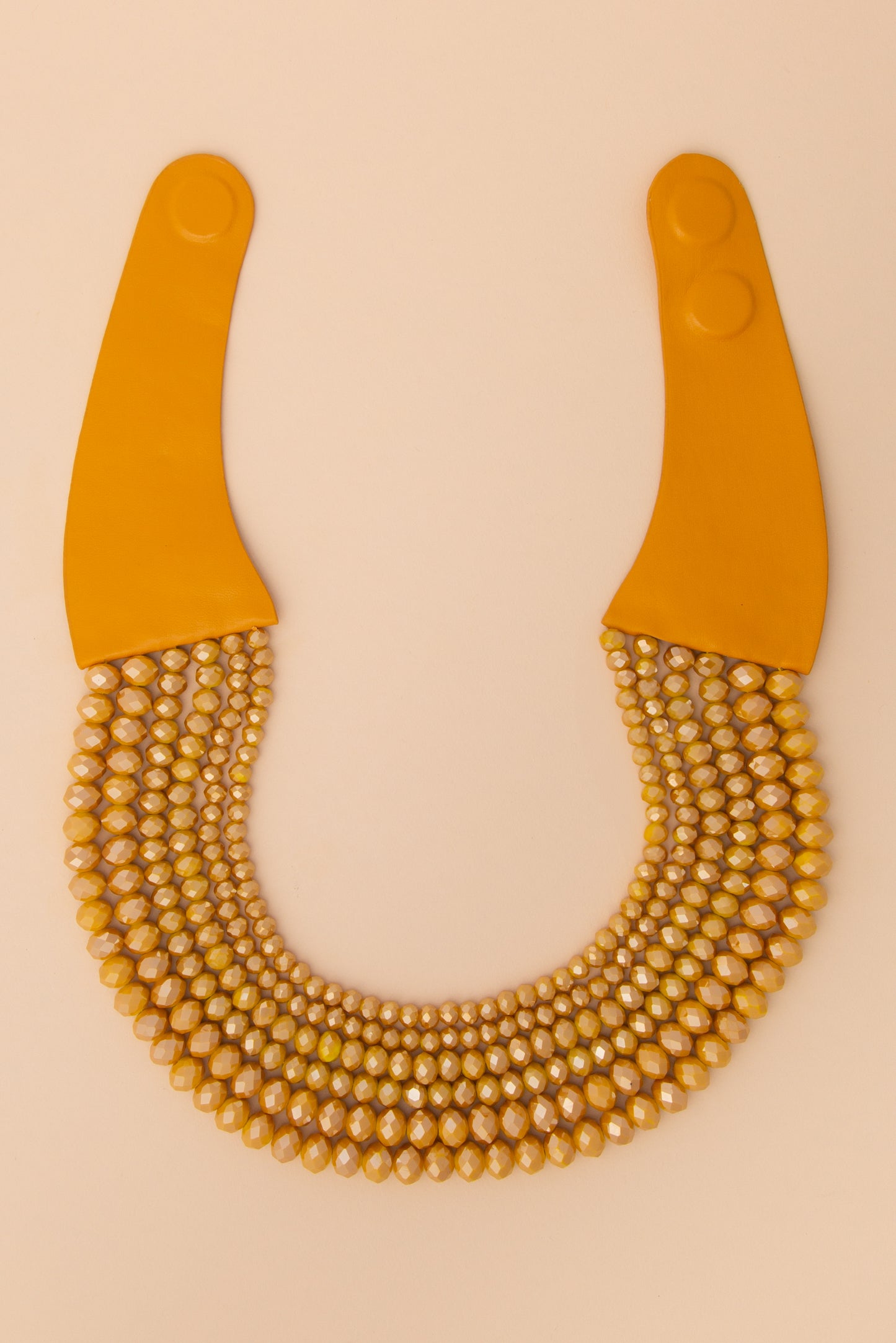Hanna Multi-Strand Faceted Bead Necklace