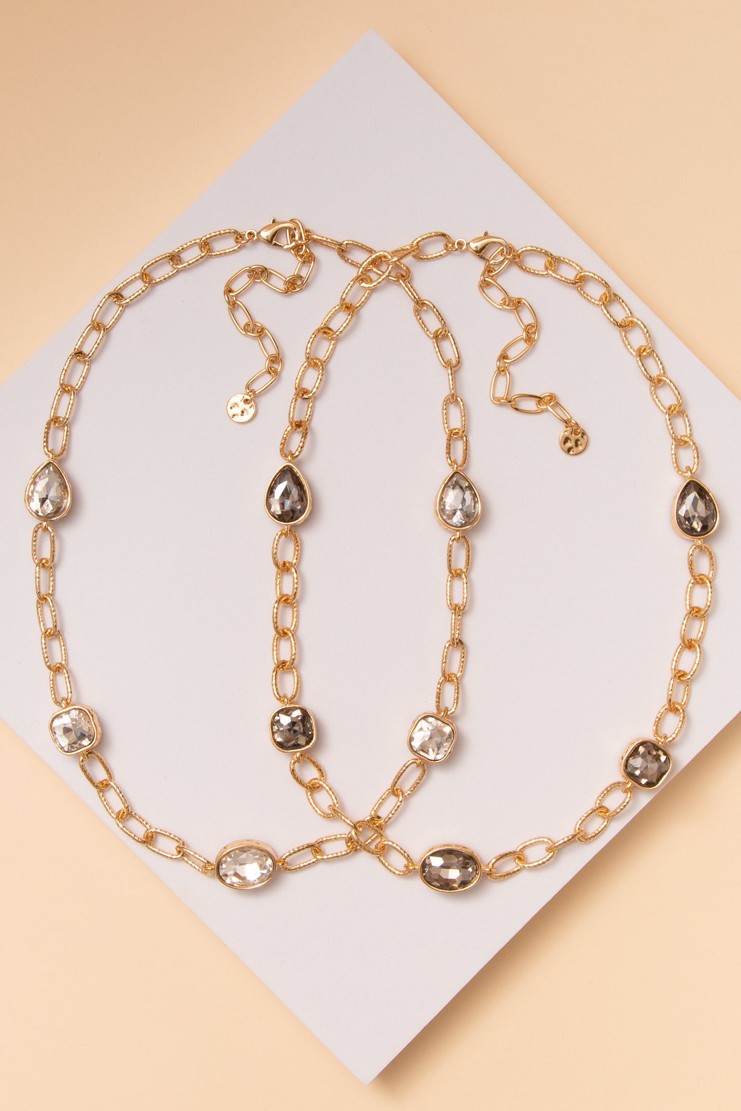 Selena Stone Inlay Gold Necklace