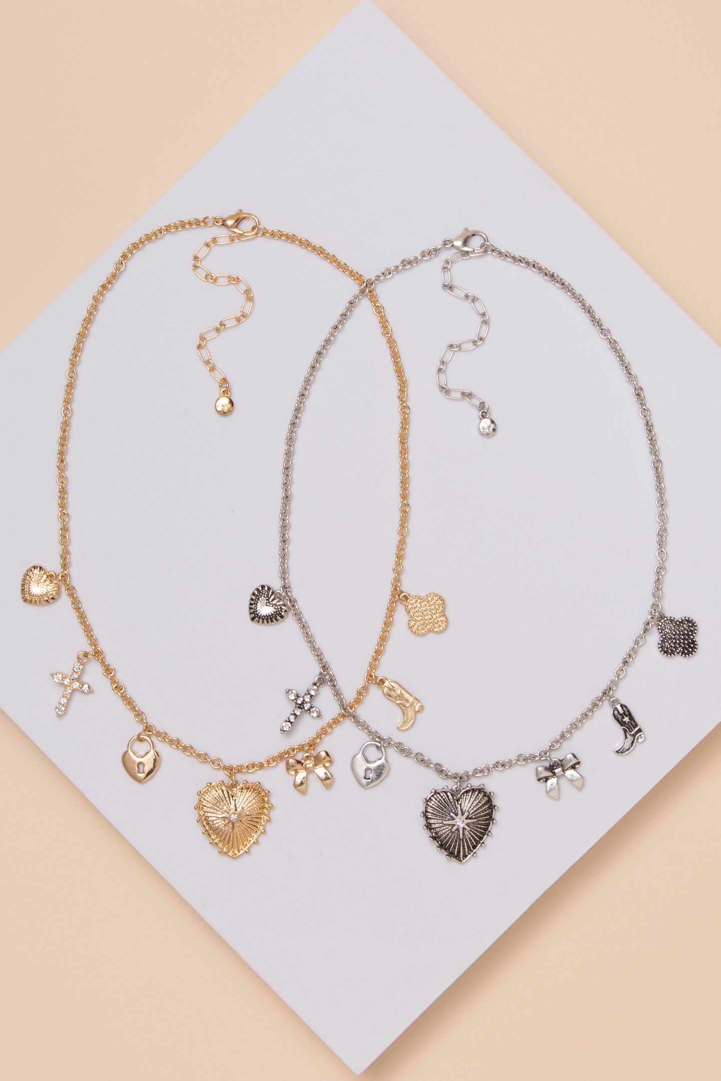 Nora Western Heart Charm Necklace