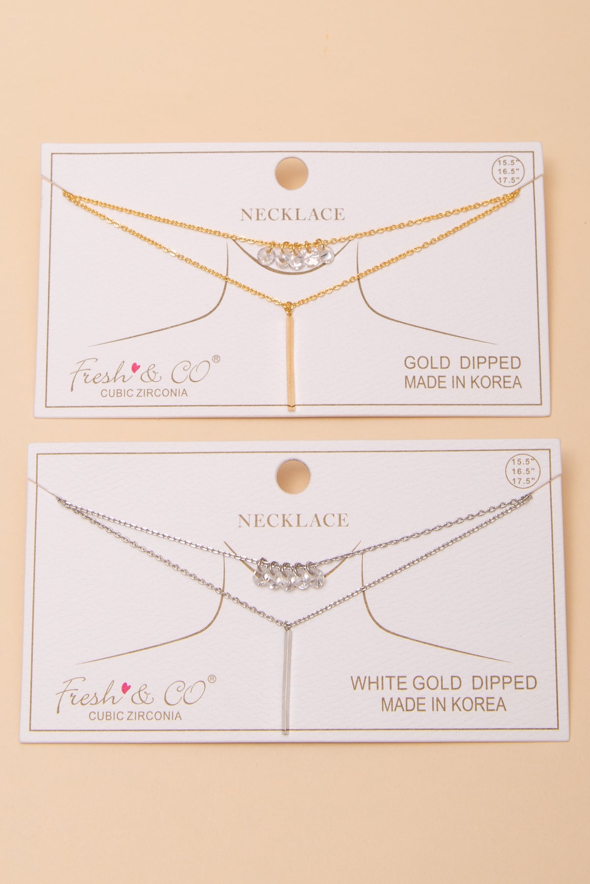Evelyn Cubic Zirconia Necklace